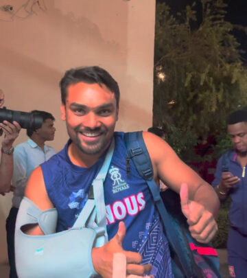 Sandeep Sharma Battles Injury With Determination