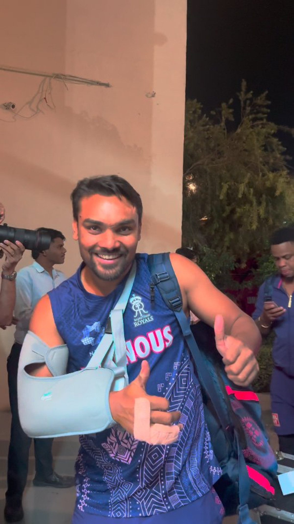 Cricket warrior Sandeep fights injury on field with heart and resolve in IPL action today!