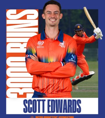 Scott Edwards Achieves 3,000 International Runs Milestone