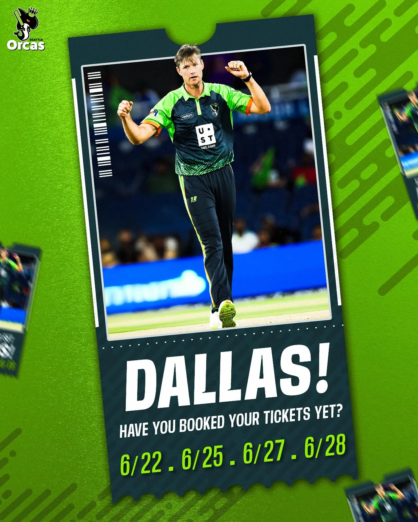 Seattle Orcas Set To Thrill Dallas Fans Experience unmatched cricket thrill as Seattle Orcas electrify Dallas at MLC2025.