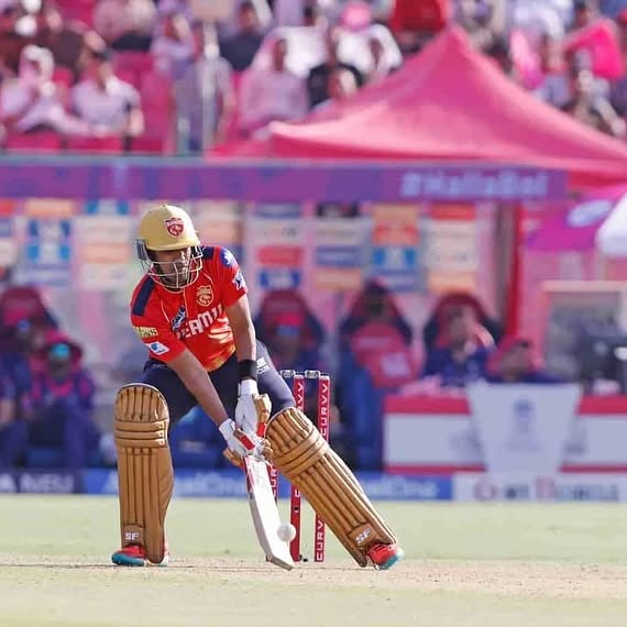 Shashank Singh Celebrates Fun Batting Session