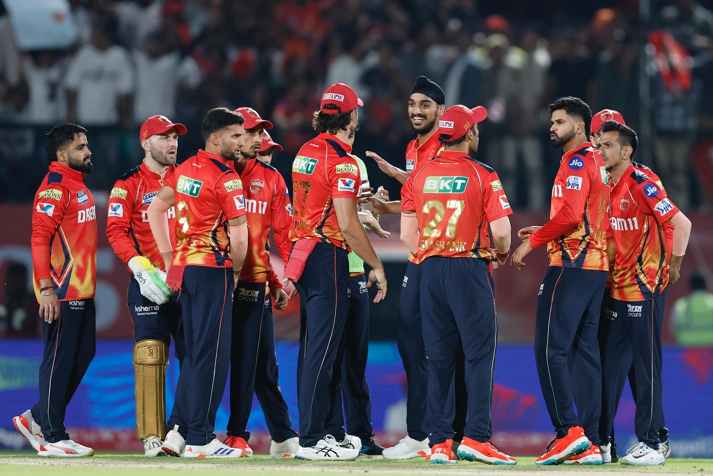 Shashank Singh Celebrates Punjab Kings Spirit
