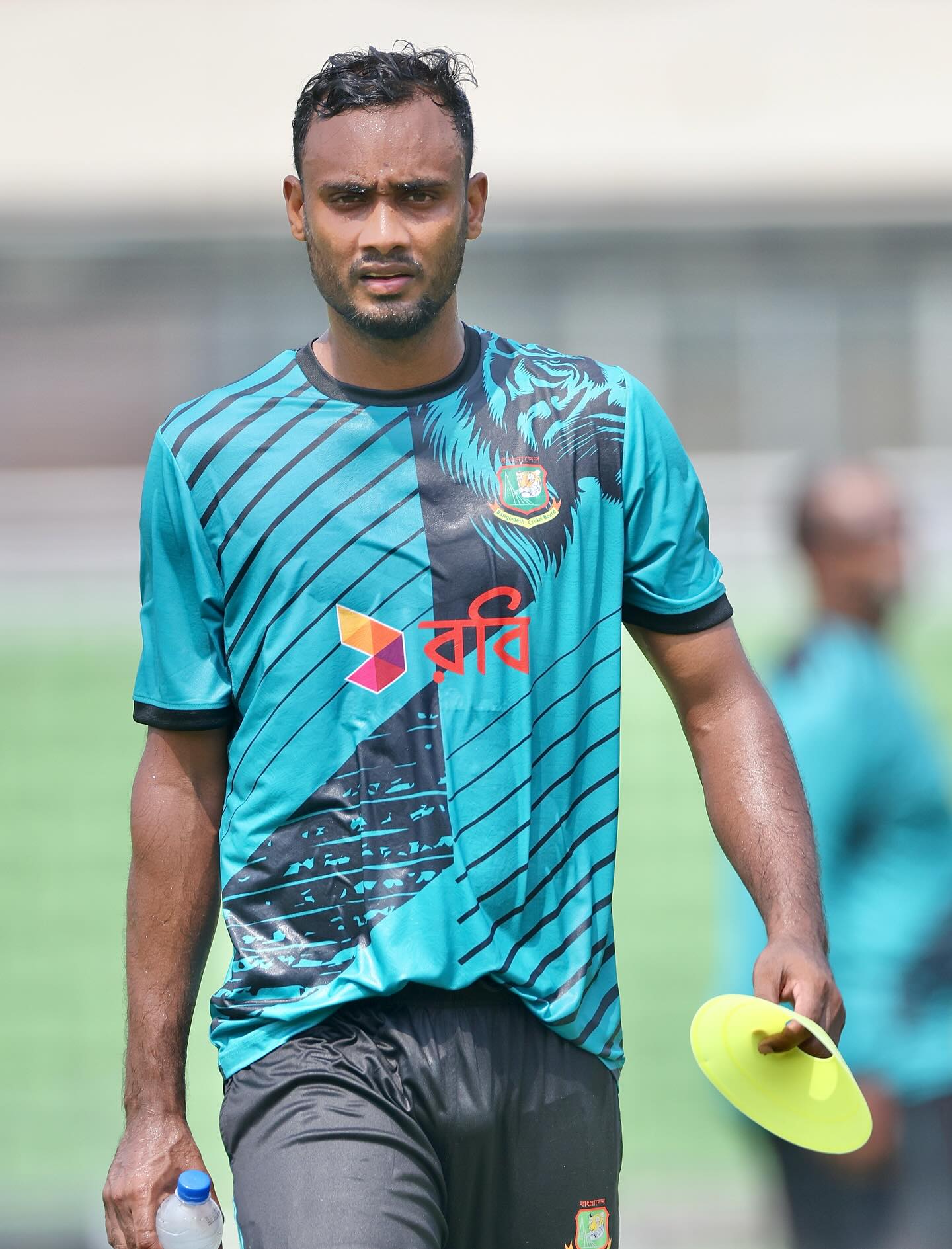 Cricketer Shoriful Islam powers through a vibrant workout, boosting strength and focus!!!