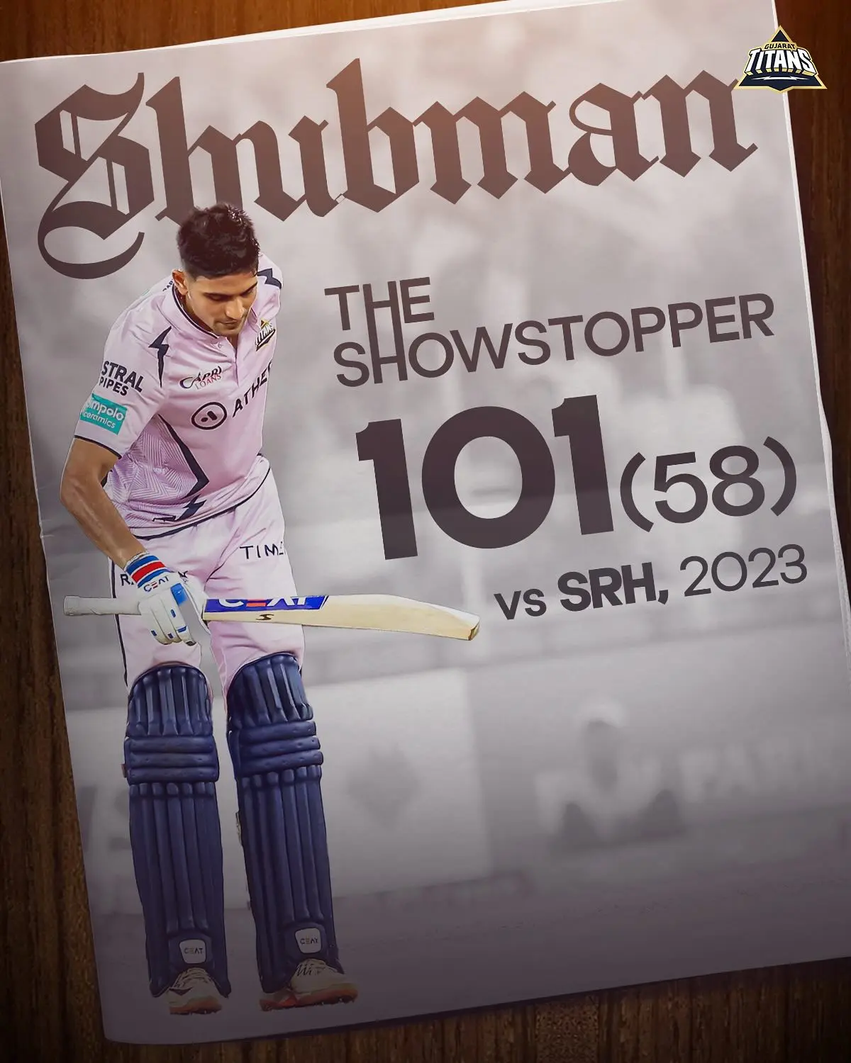 Shubman Gill Celebrates Maiden IPL Century Reliving Shubman’s debut hundred in IPL: a true historic milestone igniting fan passion.!!