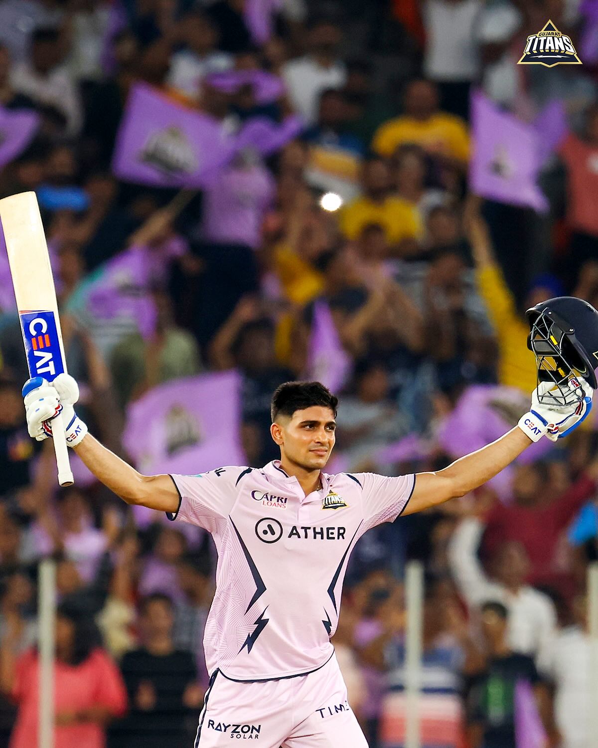 Shubman Gill Celebrates Maiden IPL Century