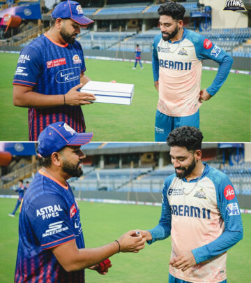Siraj Awarded Commemorative Token For T20 Triumph
