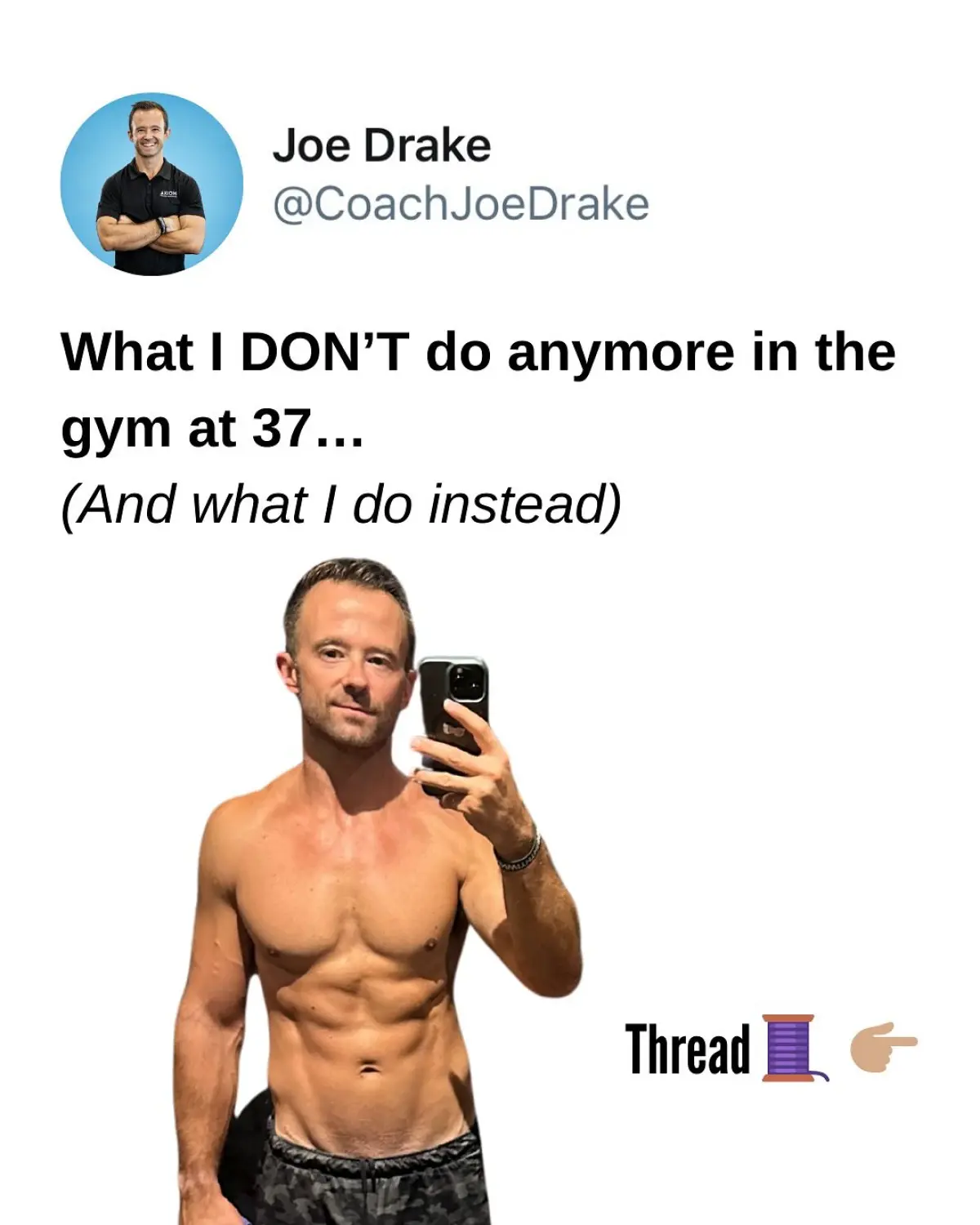 Smart Training With Coach Joe Drake Empowering smart fitness through mindful training, longevity, and balanced living for you!