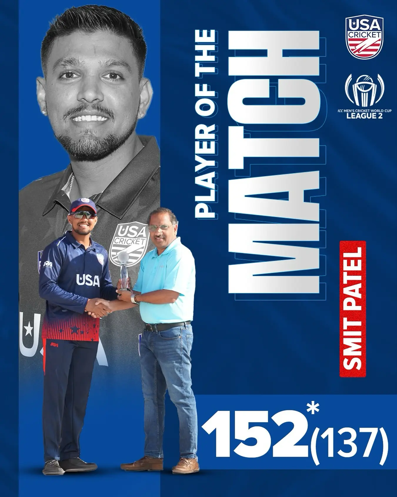 Smit Patel Shines In USA Victory Veteran U.S. cricket star Smit Patel dazzles with brilliant batting performance vs Canada.