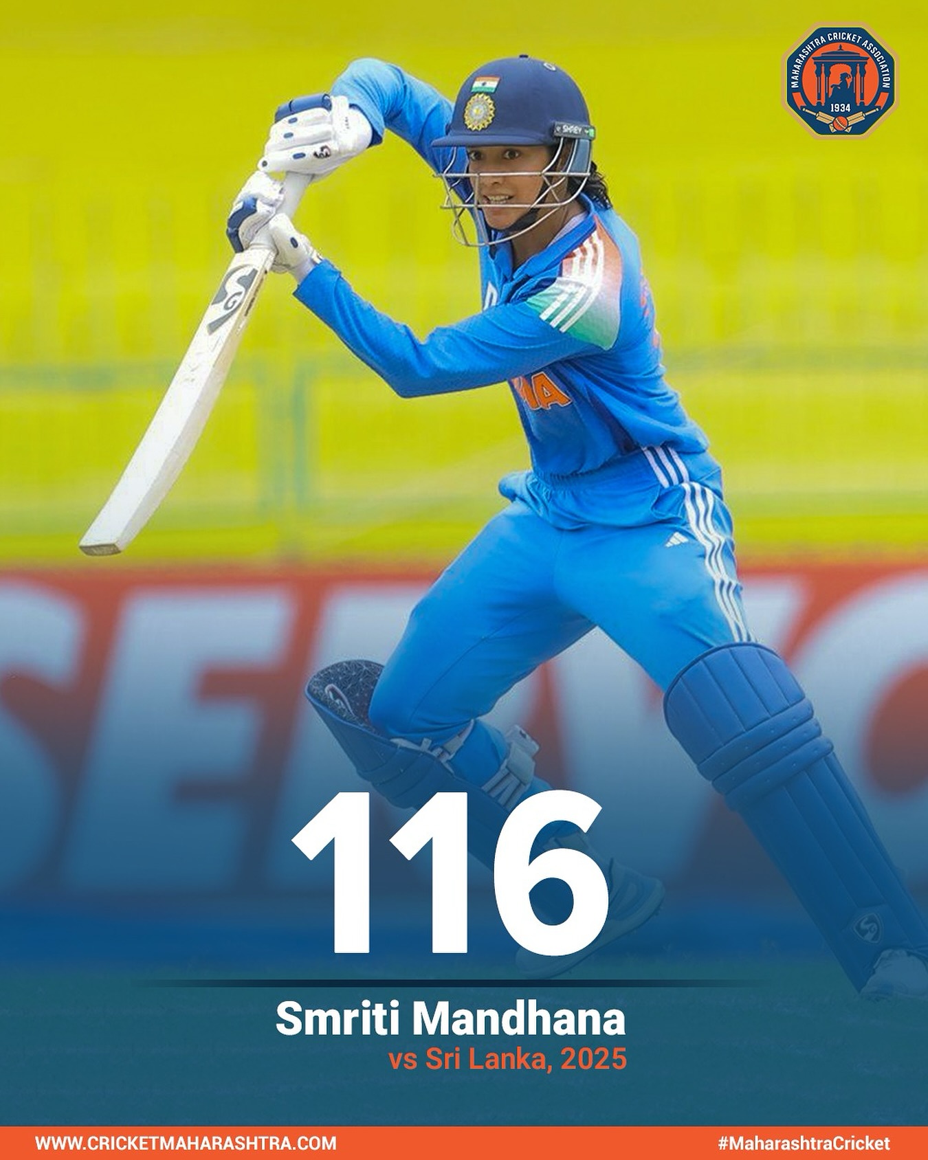 Smriti Mandhana Shines With 116-Run Knock Against Sri Lanka Her stellar century marks a milestone as India powers ahead in the Tri-Nation Series 2025!