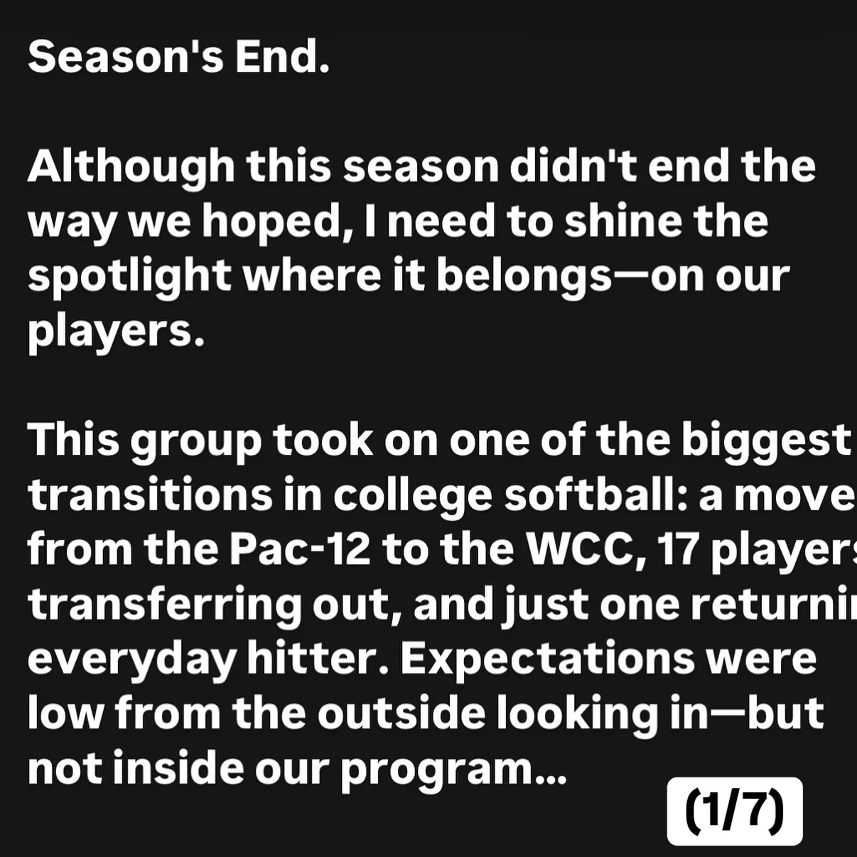 Softball Season Of Transformation And Triumph Coach Lisle and team overcome transfers, league change and low hopes with relentless grit.
