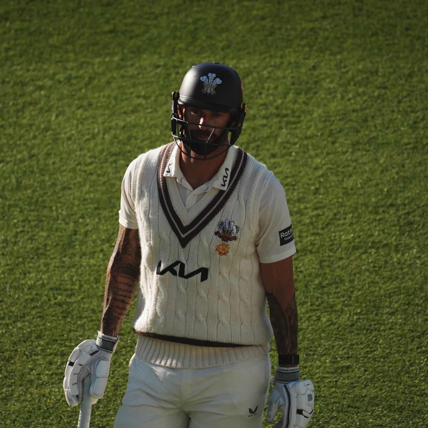 Solid Day For Surrey: 384/7 Lead At Stumps