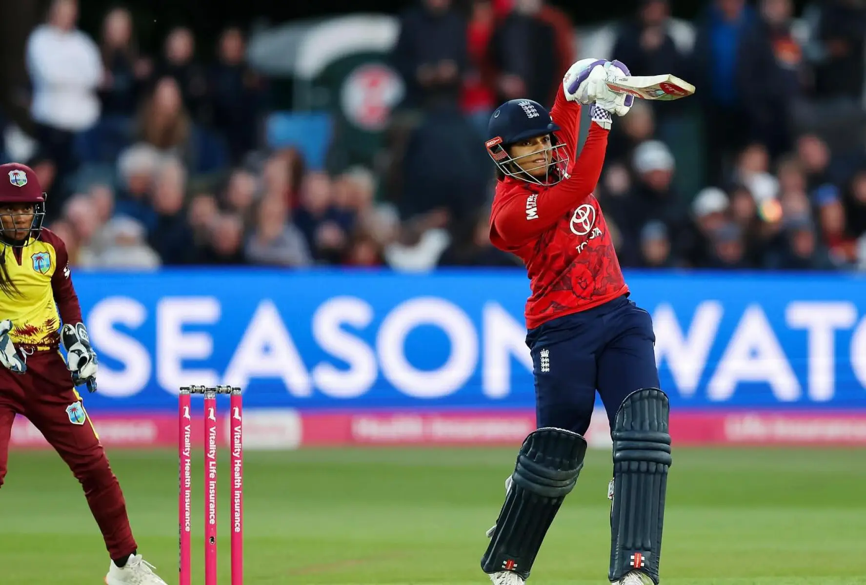 Sophia Dunkley Enjoys Fun Night In Canterbury Cricketer Sophia Dunkley dazzles in Canterbury enjoying a cool night before Hove tomorrow.