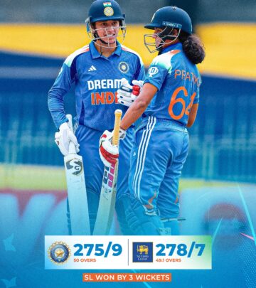 Close-fought match as Sri Lanka prevails; India gears up for a determined comeback, indeed