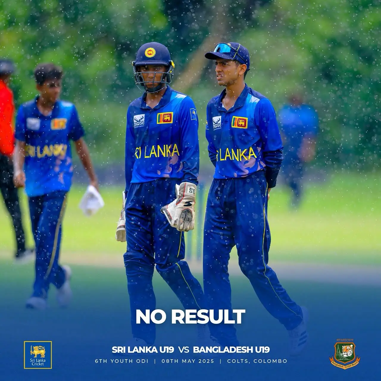 Sri Lanka U19 Hold Heads High in No-Result Clash Youthful passion shines on the field in a hard-fought draw that speaks of true grit - Wow!