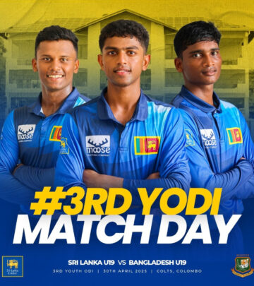 U19 cricket clash ignites at Colts CC, Colombo, as Sri Lanka battles Bangladesh with zeal!