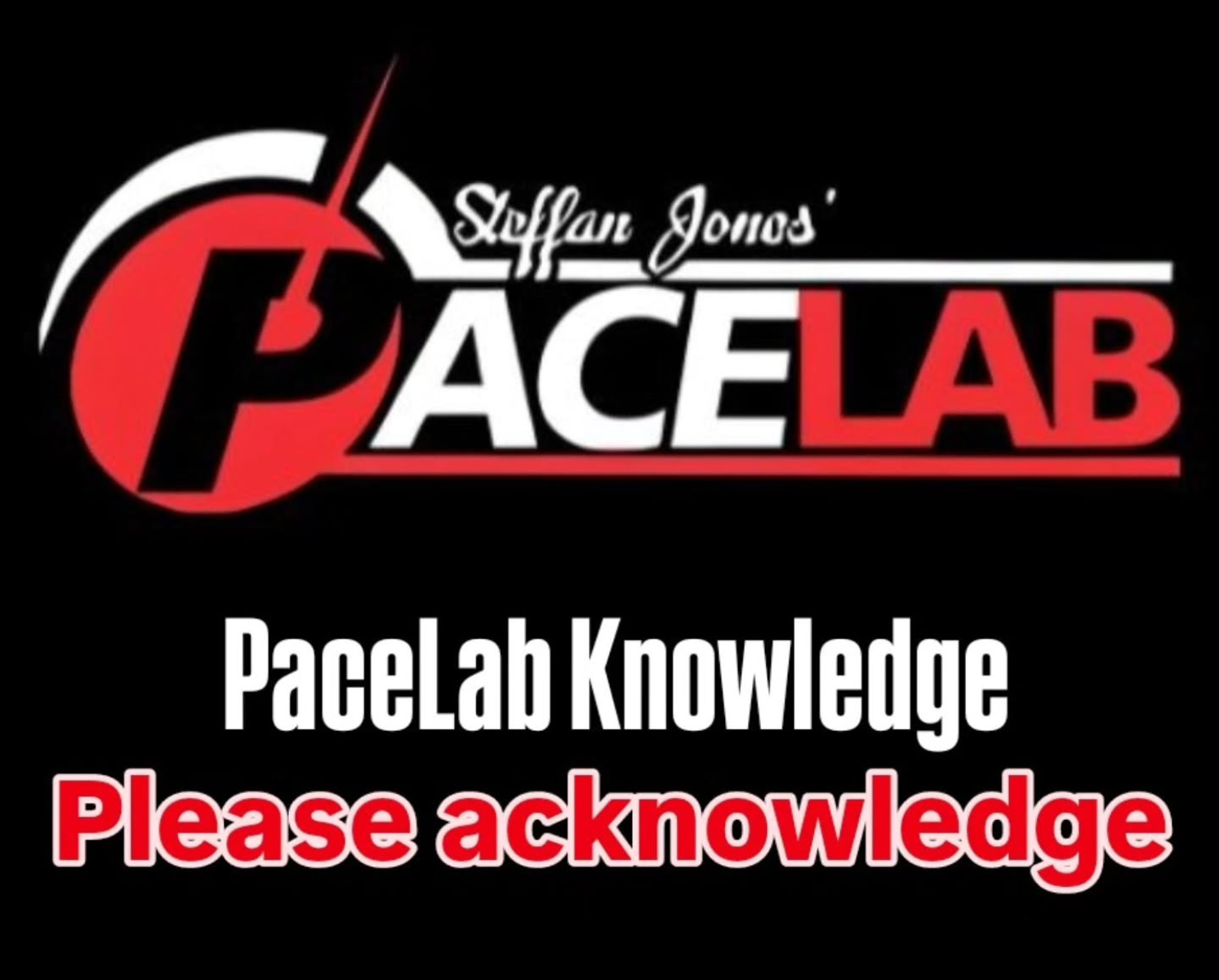Steffan Jones Sets New Pace With PACELAB Update Groundwork laid out in style as Steffan Jones calls for acknowledgment of PACELAB efforts.