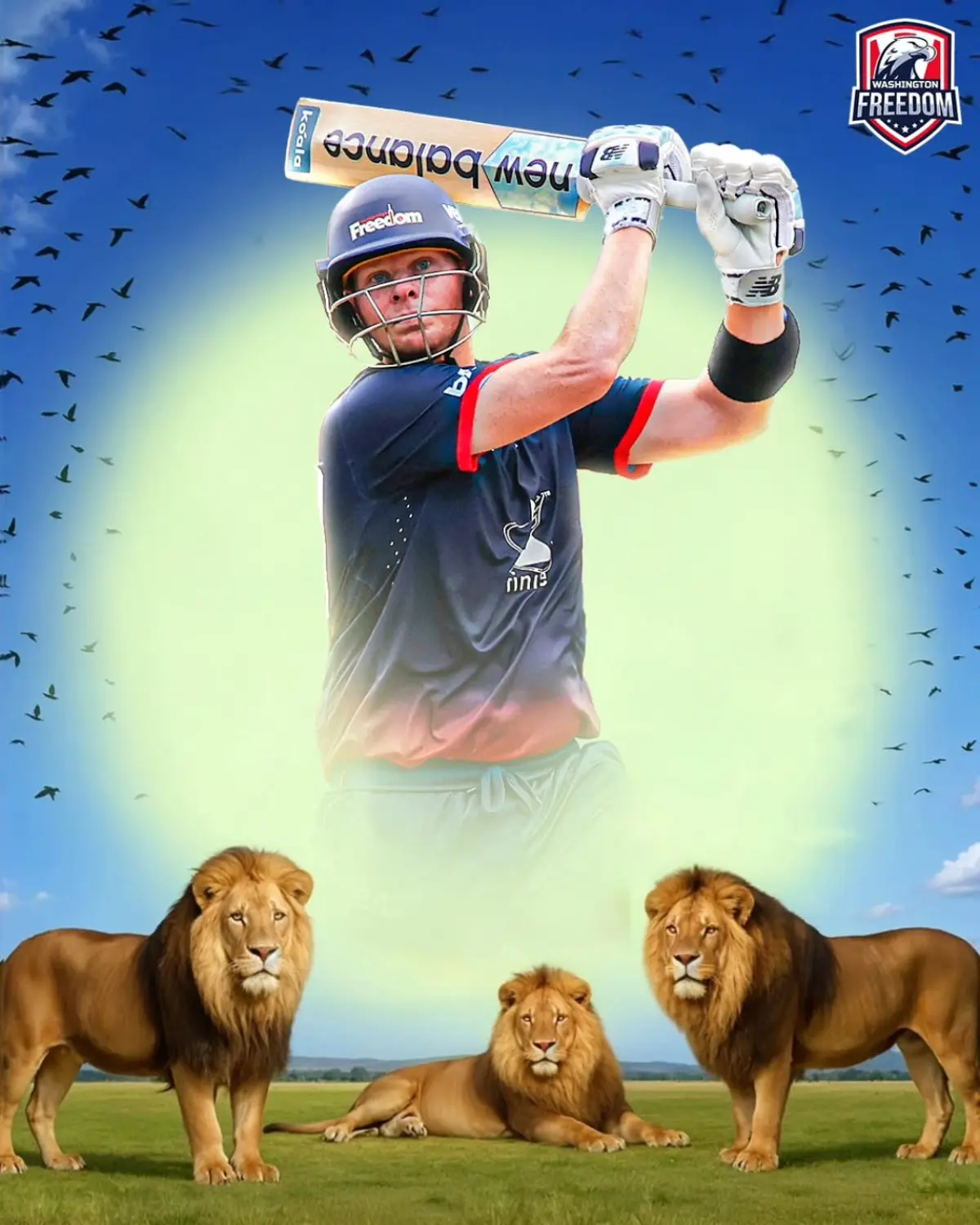 Steve Smith: The GOAT Joins Washington Freedom Cricket icon Steve elevates Washington Freedom’s spirit in Major League Cricket.