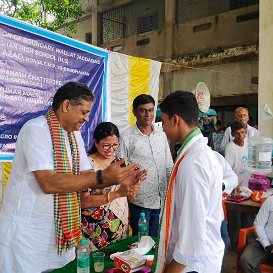Stone Laying Ceremony For Jagdabad H.S Boundary Wall Project