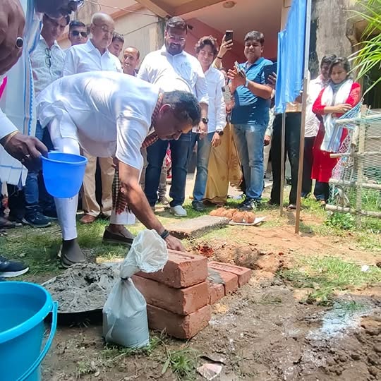 Stone Laying Ceremony For Open Mukta Mancha In Burdwan