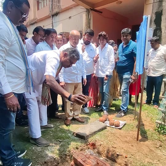 Stone Laying Ceremony For Open Mukta Mancha In Burdwan