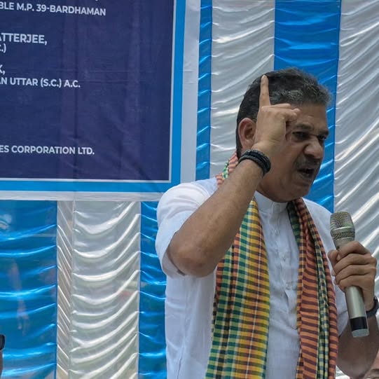 Stone Laying Ceremony For Open Mukta Mancha In Burdwan