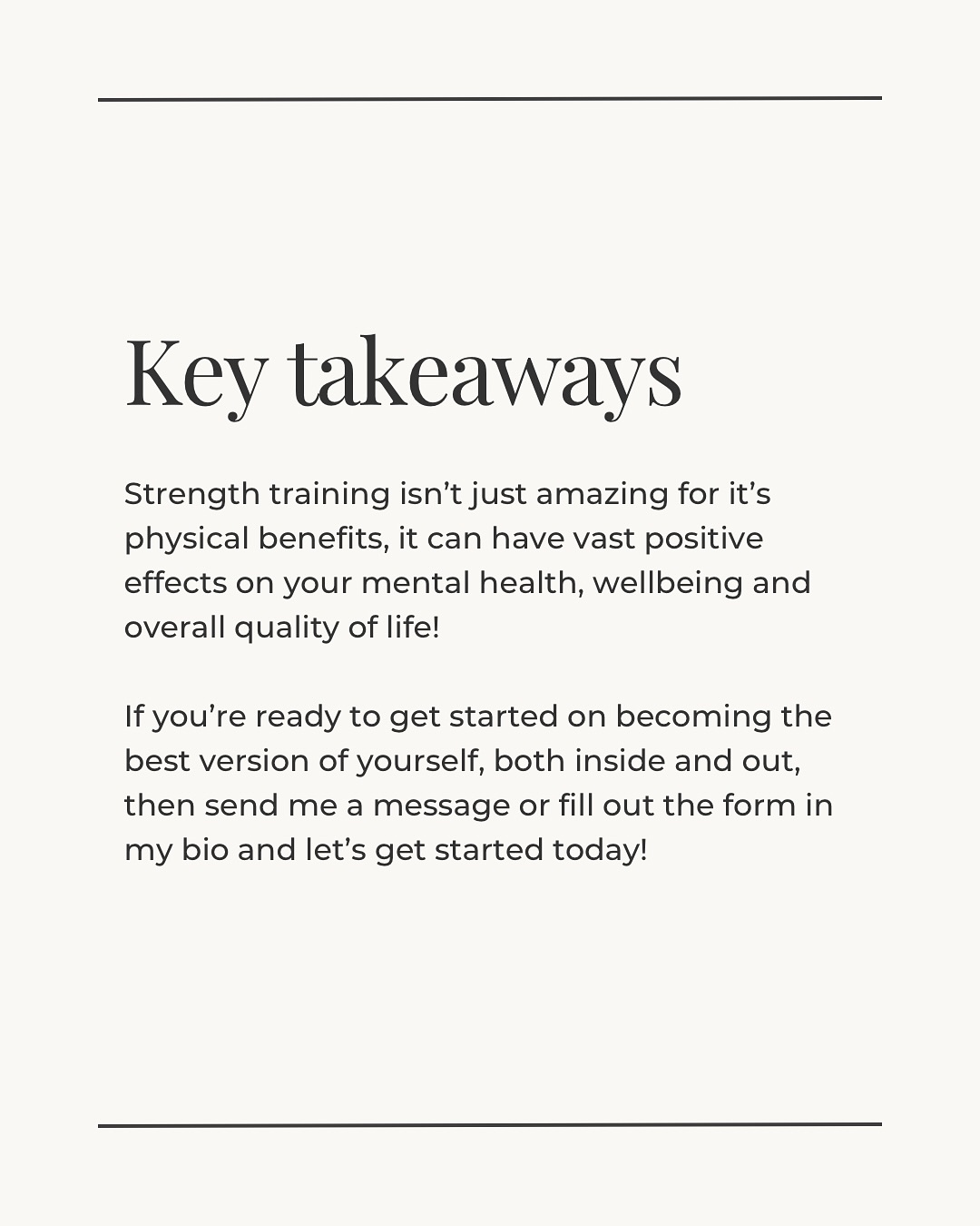 Strength Training Boosts Mental Health