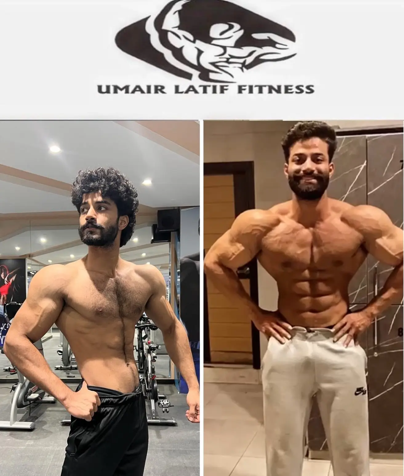 Stunning Student Transformation by Umair Latif Fitness Expert online coaching drives a stunning body transformation journey with lasting impact.!