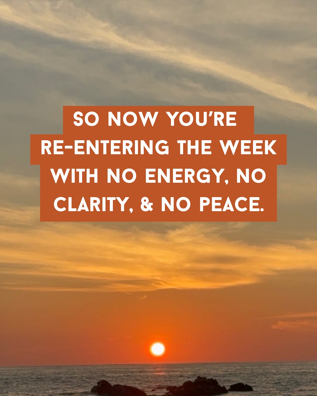 Sunday Reset: Reconnect To Recharge