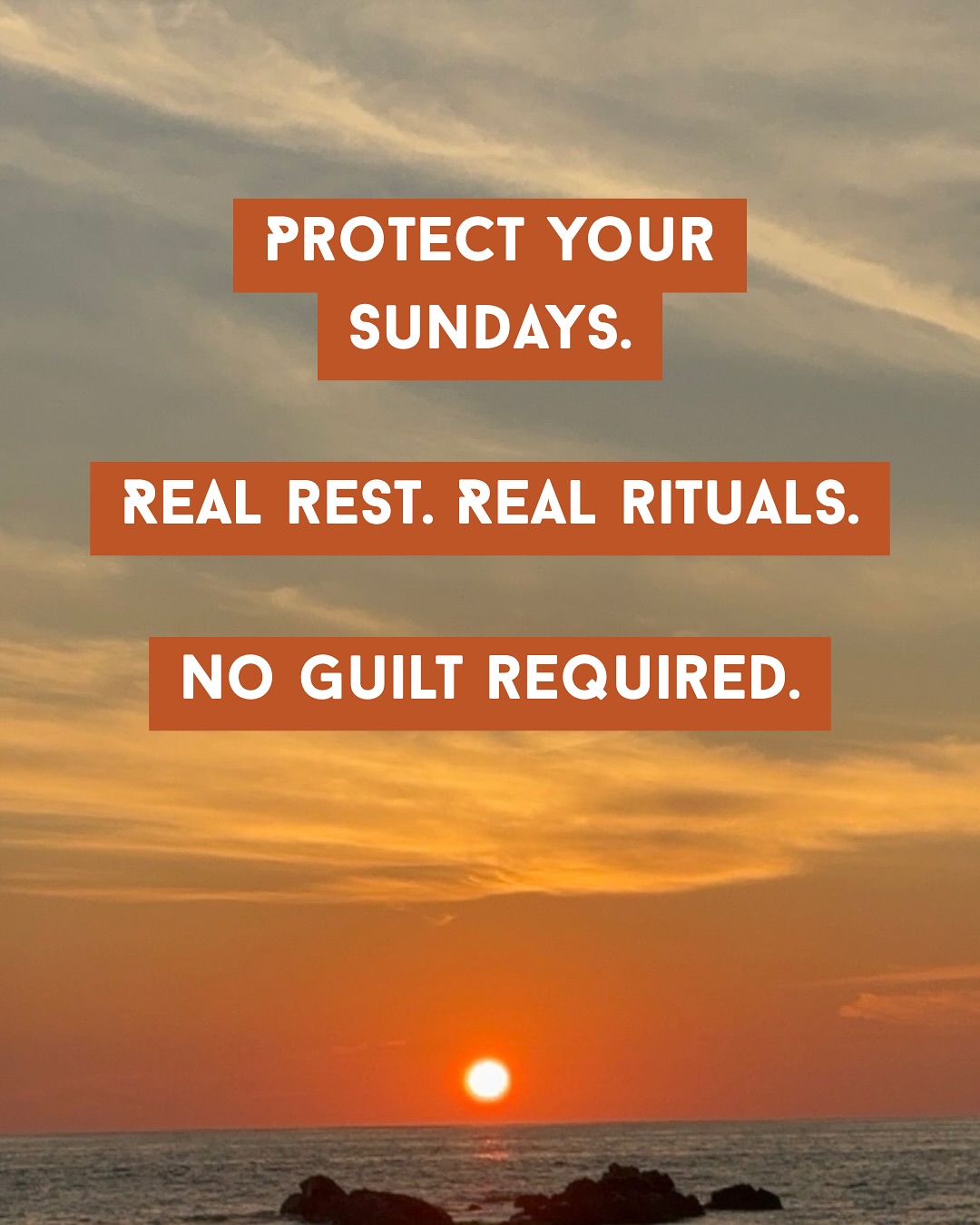 Sunday Reset: Reconnect To Recharge
