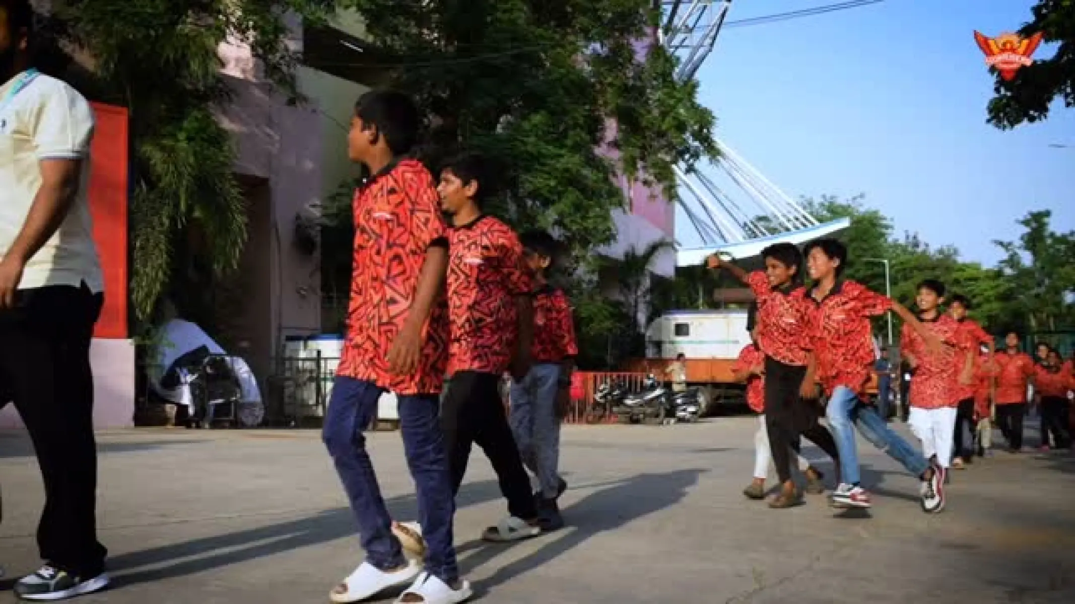 Sunrisers Ignite Passion Ahead Of IPL 2025 Sunrisers' inspiring post ignites young hearts with cricket dreams and burning ambition!!