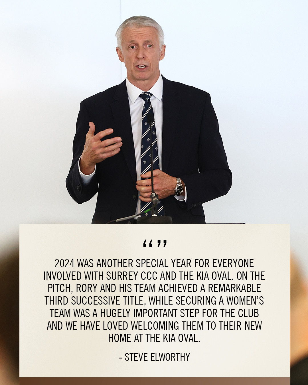 Surrey AGM Draws Members To Kia Oval