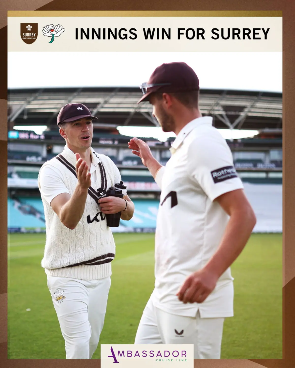 Surrey Clinches Victory By Innings And 28 Runs Surrey Delivers Clinical Performance, Securing 22 Points with a Dominant Innings Victory!!