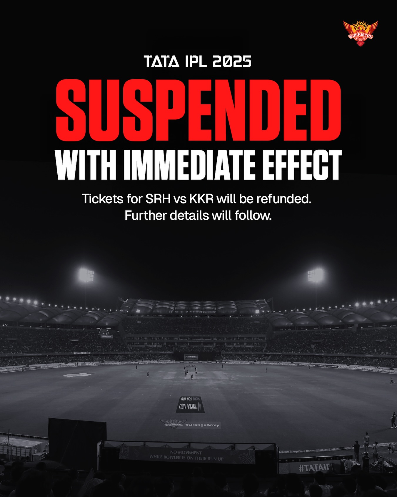 Cricket show stops abruptly amid disruption; refund details and steps confirmed soon ASAP!
