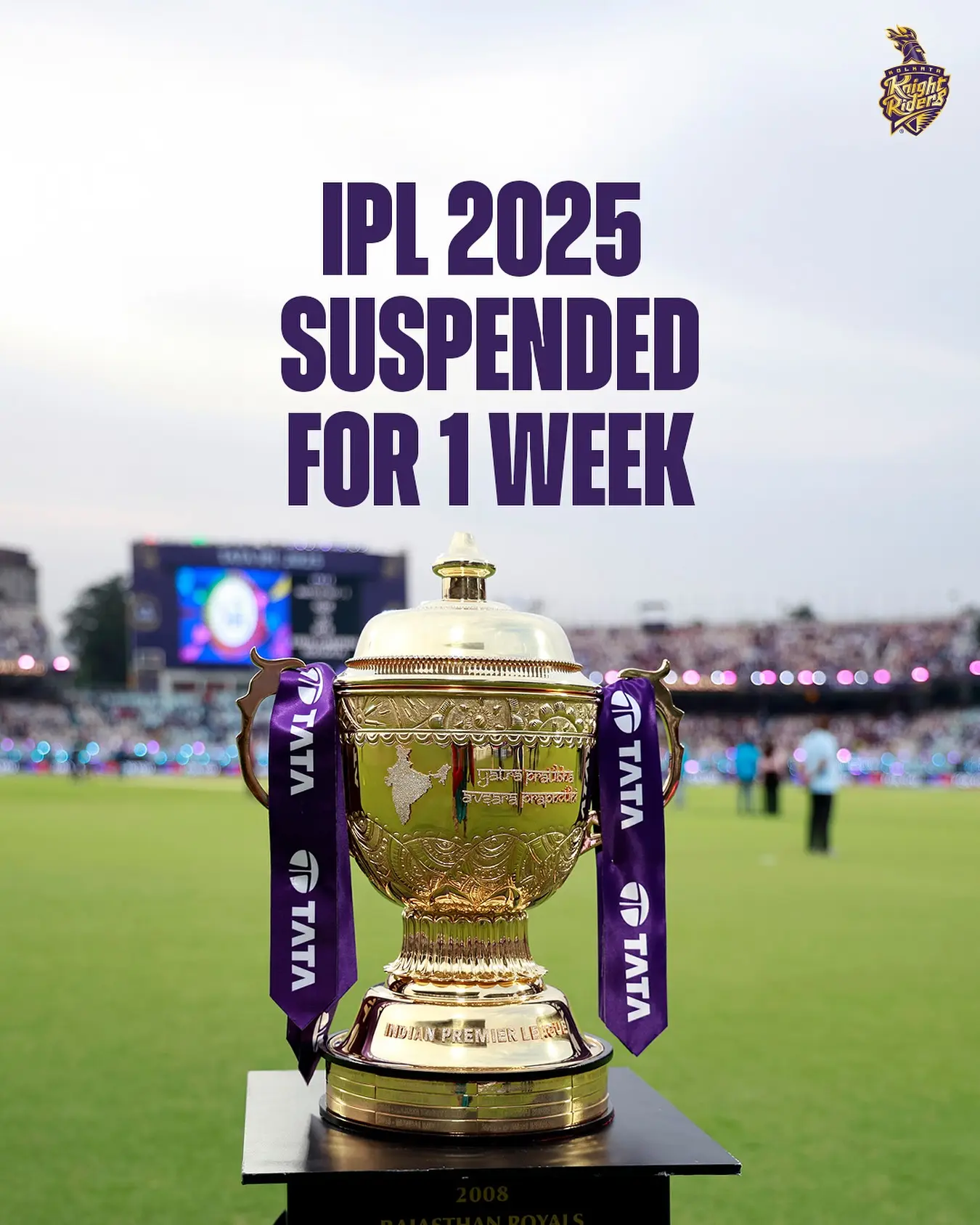 Cricket action paused, supporting our brave forces during a one-week league break - unite!