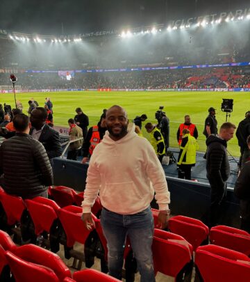 South African captain Temba Bavuma makes a striking appearance at France's iconic stadium.