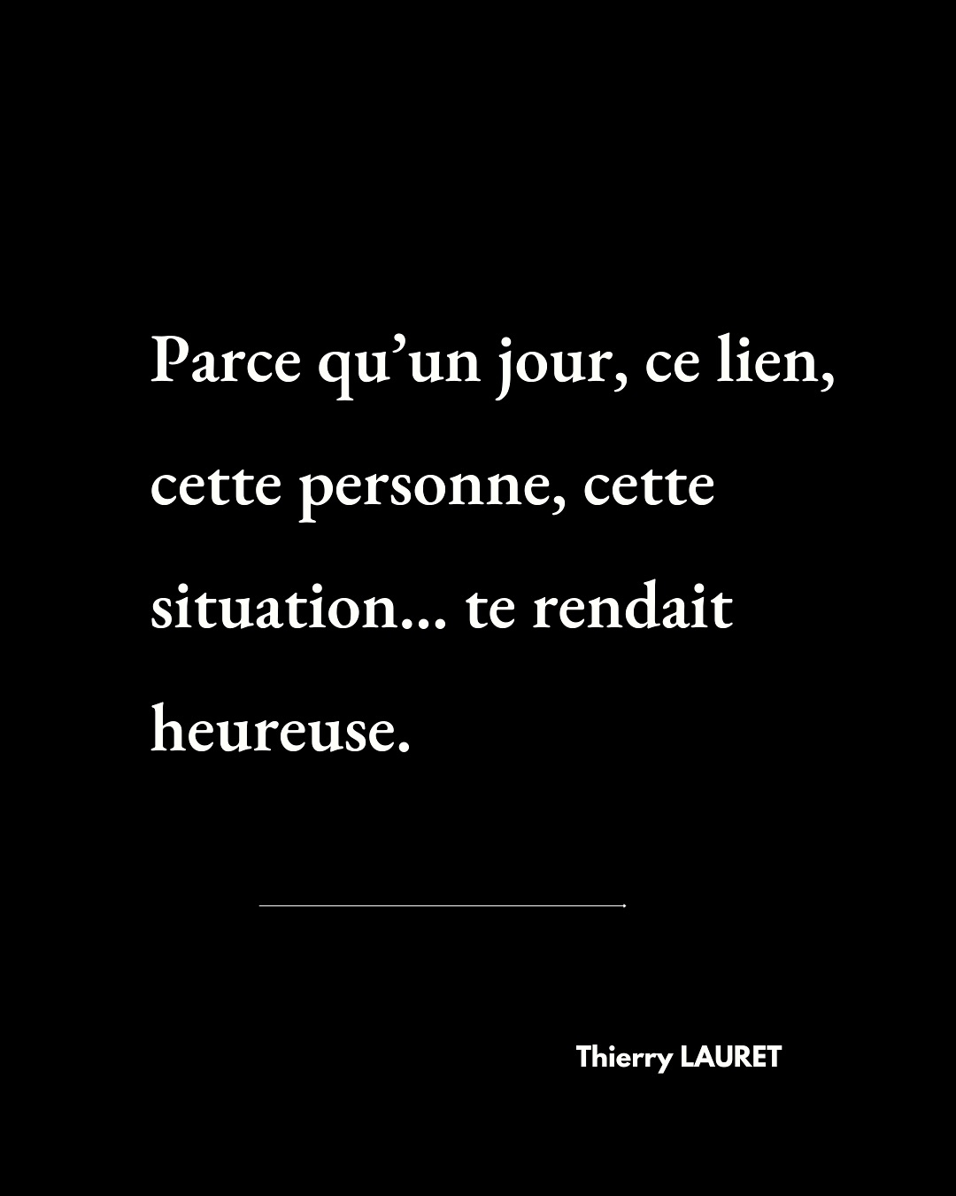 Thierry Lauret Challenges Followers To Let Go