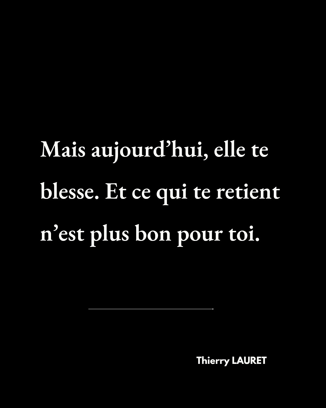 Thierry Lauret Challenges Followers To Let Go