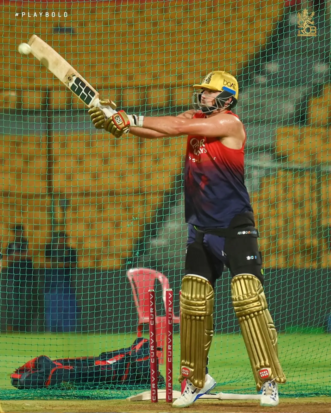 Timmy Serves Aces With Cricket Bat RCB ignites excitement with unconventional play merging cricket flair and tennis vibes.!!!