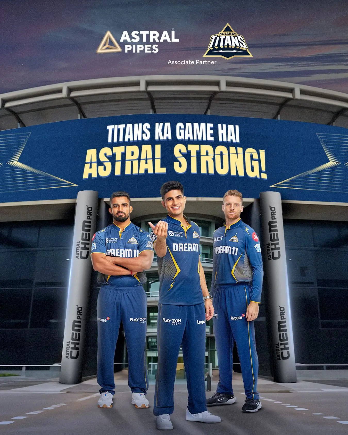 Titans And Astral Unite For Stellar Performance Electrifying teamwork fuels Titans as Astral strength ignites a stellar display on-field!