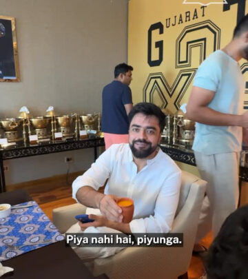 Titans Celebrate Victory With Aamras