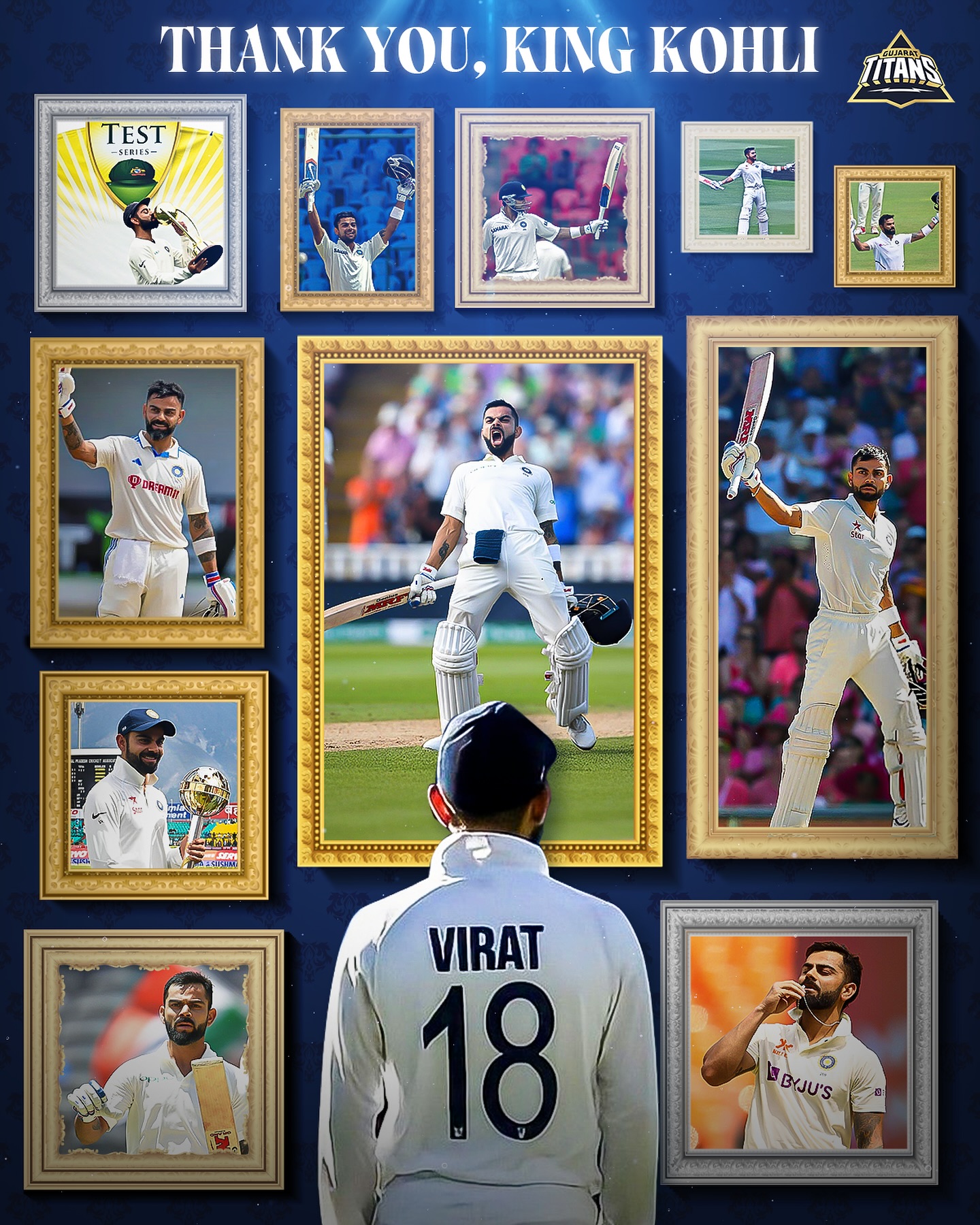 Titans Salute Cricket King In Iconic Test Whites With heartfelt tribute and roaring applause, the team honors a legend whose impact endures.