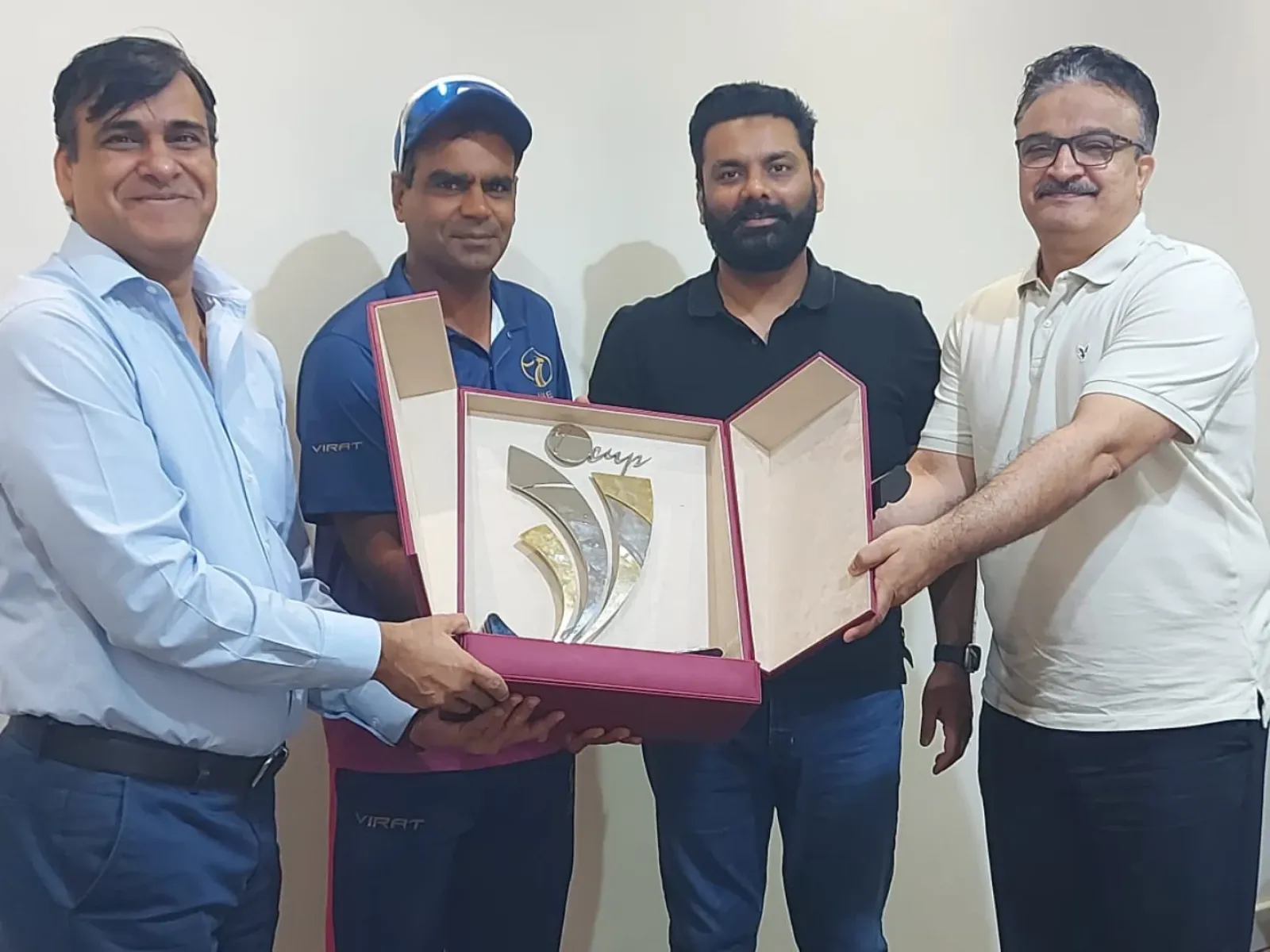 Dominant side stays unbeaten, overpowering Kuwait in Doha to secure a prime cricket trophy.