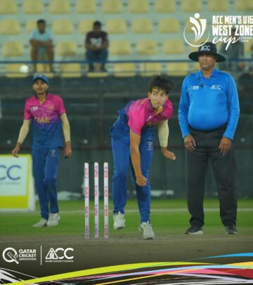 UAE Vs Qatar Thrills At Acc U16 West Zone Cup