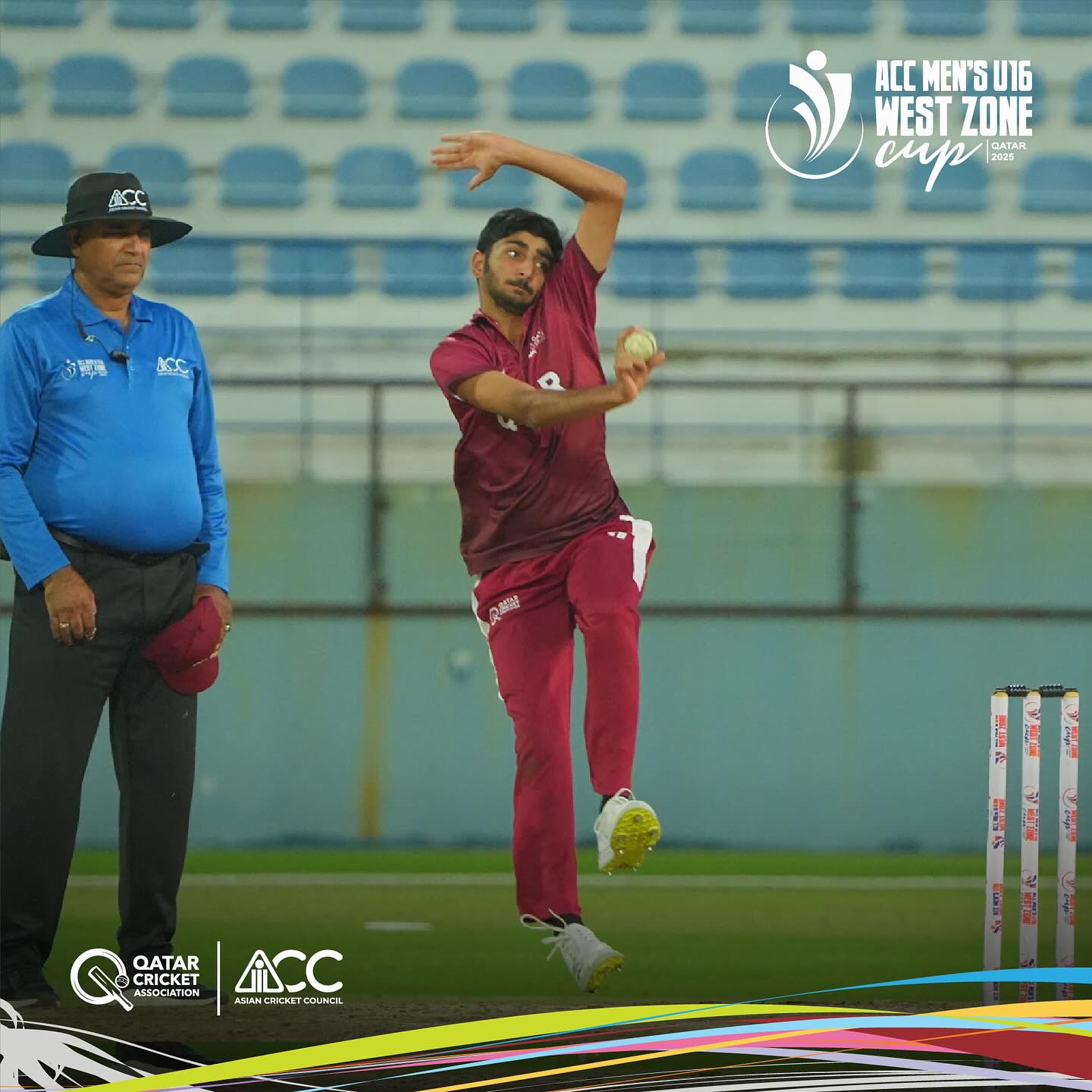 UAE Vs Qatar Thrills At Acc U16 West Zone Cup
