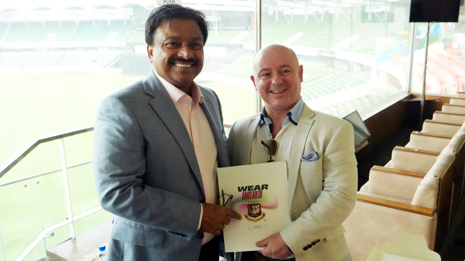 UK Defence Delegation Visits Sher-e-Bangla Stadium