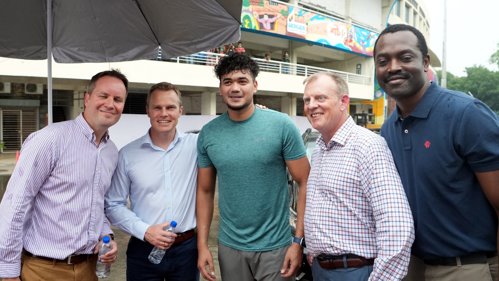 UK Defence Delegation Visits Sher-e-Bangla Stadium