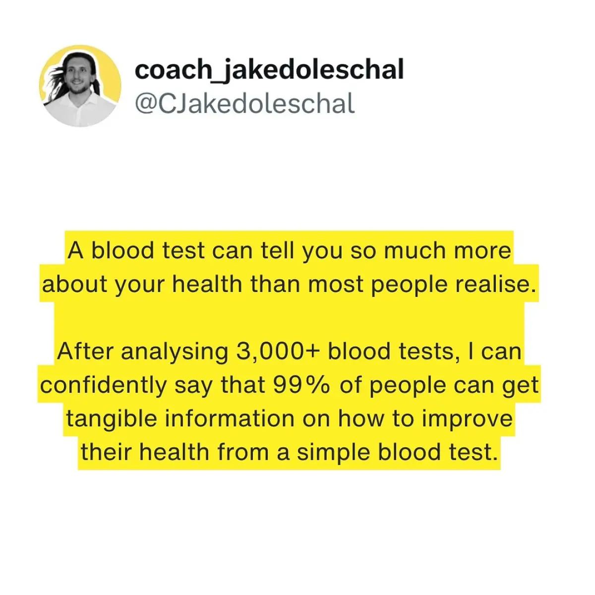 Unlock Your Health: Benefits Of Blood Testing Holistic coach Jake Doleschal reveals how a simple blood test can pave your wellness path.