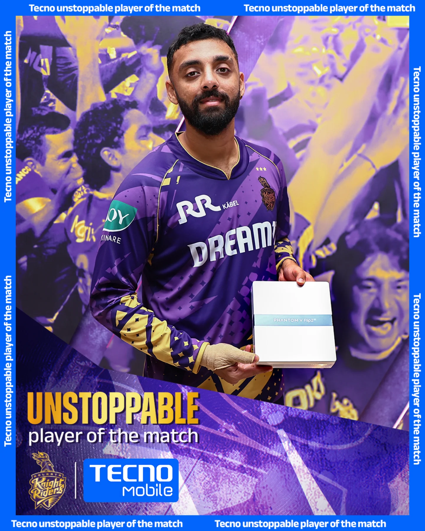 Unstoppable Mode: Varun Ignites KKR Spirit Varun Chakaravarthy electrifies with Unstoppable Mode as KKR gears for TATA IPL 2025 Vibes
