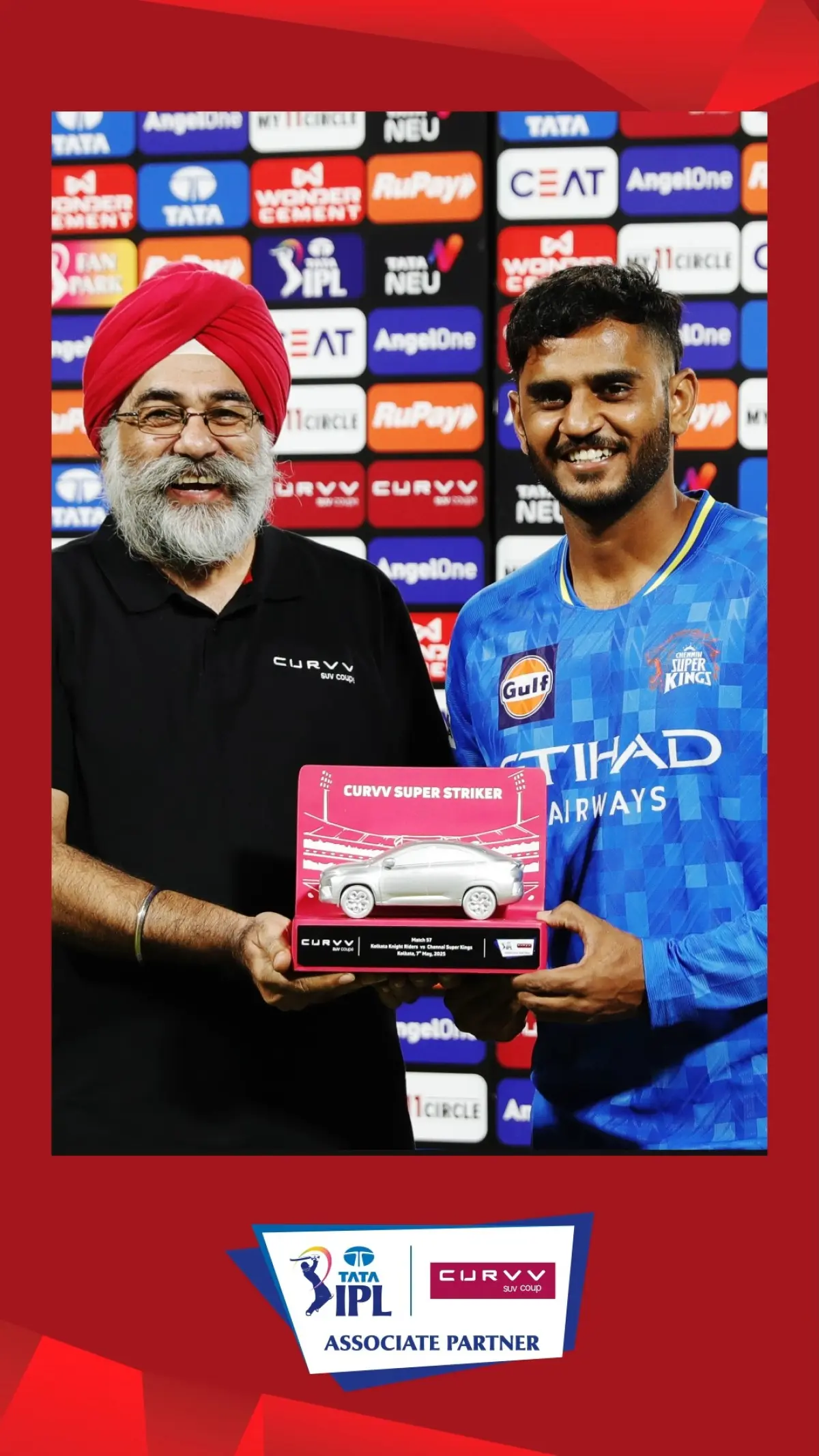 Urvil Patel’s dynamic act propels his team forward during a riveting match in TATAIPL action.