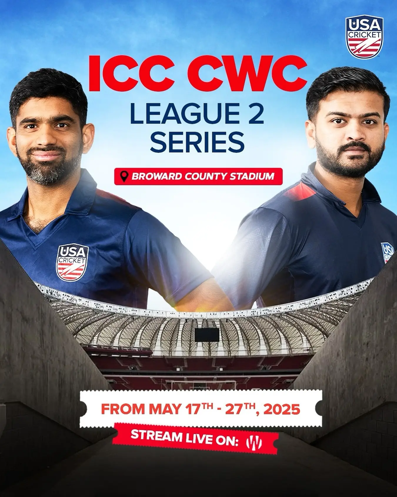 USA Cricket Prepares For CWC League 2 Battles Excitement builds as Team USA gears up against Canada and Oman on Willow TV live – Watch!